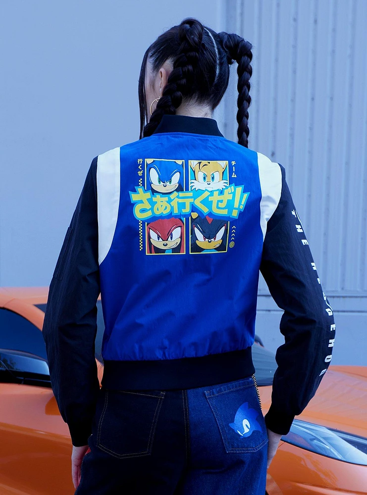 Sonic The Hedgehog Racing Girls Bomber Jacket