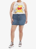 Disney Winnie The Pooh Ribbed Crop Girls Tank Top Plus