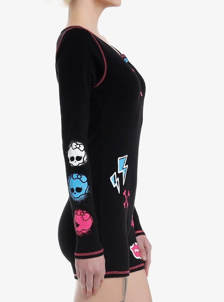 Monster High Icons Long-Sleeve Romper