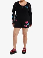 Monster High Icons Long-Sleeve Romper Plus