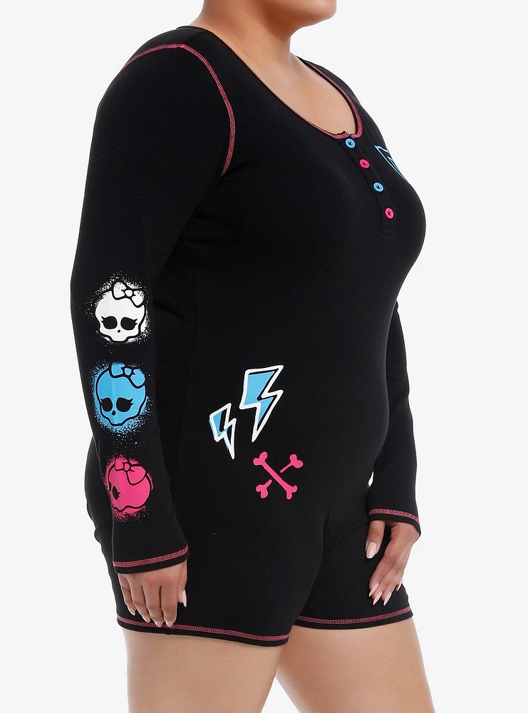 Monster High Icons Long-Sleeve Romper Plus