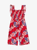 Disney Lilo & Stitch Hibiscus Allover Print Toddler Ruffle Romper — BoxLunch Exclusive