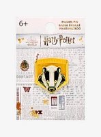 Loungefly Harry Potter Hufflepuff Stained Glass Enamel Pin — BoxLunch Exclusive