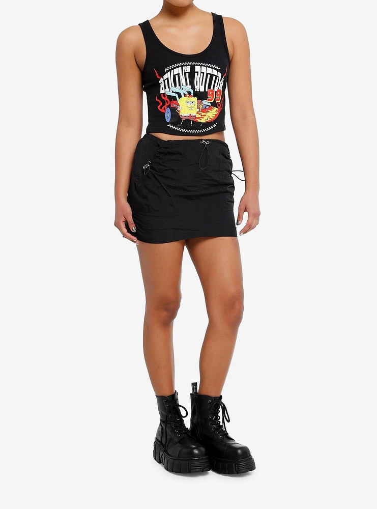 SpongeBob SquarePants Racing Girls Crop Tank Top