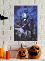 Disney Nightmare Before Christmas Jack & Zero Graveyard Canvas Wall Decor