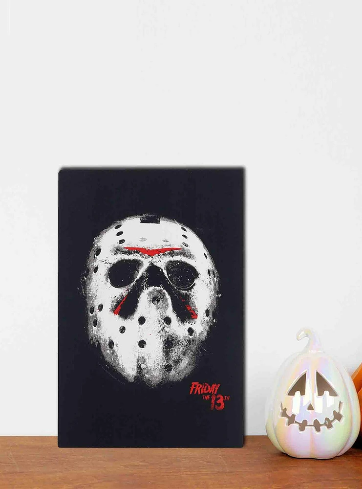 Friday the 13th Jason Voorhees Mask Wood Wall Decor