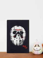 Friday the 13th Jason Voorhees Mask Wood Wall Decor