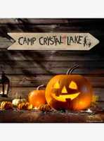 Friday the 13th Camp Crystal Lake Arrow Wood Wall Decor