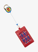 Loungefly Marvel Spider-Man Stained Glass Portrait Retractable Lanyard - BoxLunch Exclusive