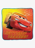 Disney Pixar Cars Rusteze Lightning Silk Touch Throw With Cloud Pillow