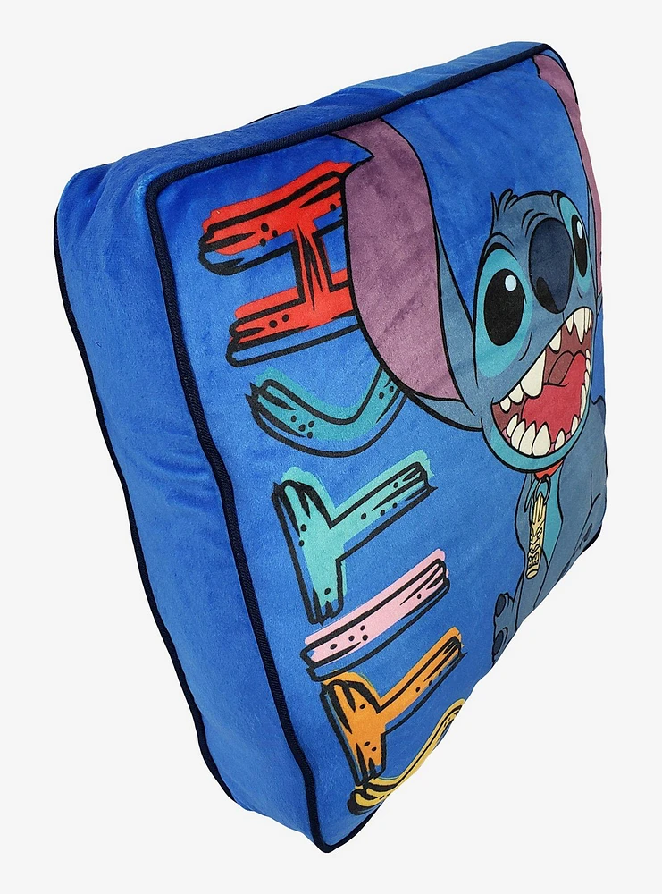 Disney Lilo And Stitch Cool Stitch Silk Touch Throw With Cloud Pillow