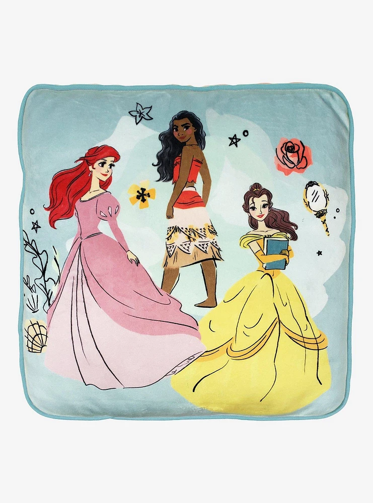 Disney Princess Be Bold Silk Touch Throw With Cloud Pillow