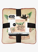 Star Wars The Mandalorian Little Force Silk Touch Throw With Cloud Pillow