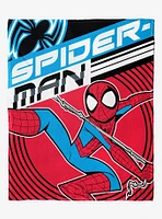 Marvel Spider-Man Speedy Swing Silk Touch Throw With Cloud Pillow