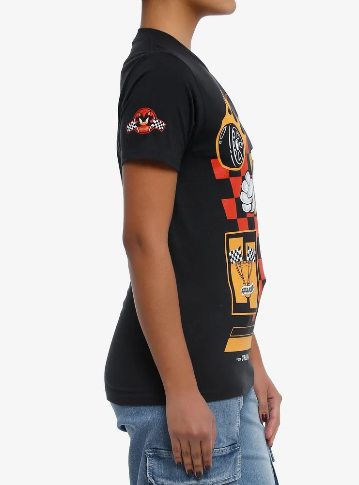 Sonic The Hedgehog Shadow Racing Boyfriend Fit Girls T-Shirt