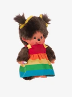 Monchhichi Rainbow Dress Girl Doll