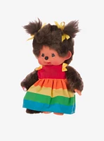 Monchhichi Rainbow Dress Girl Doll