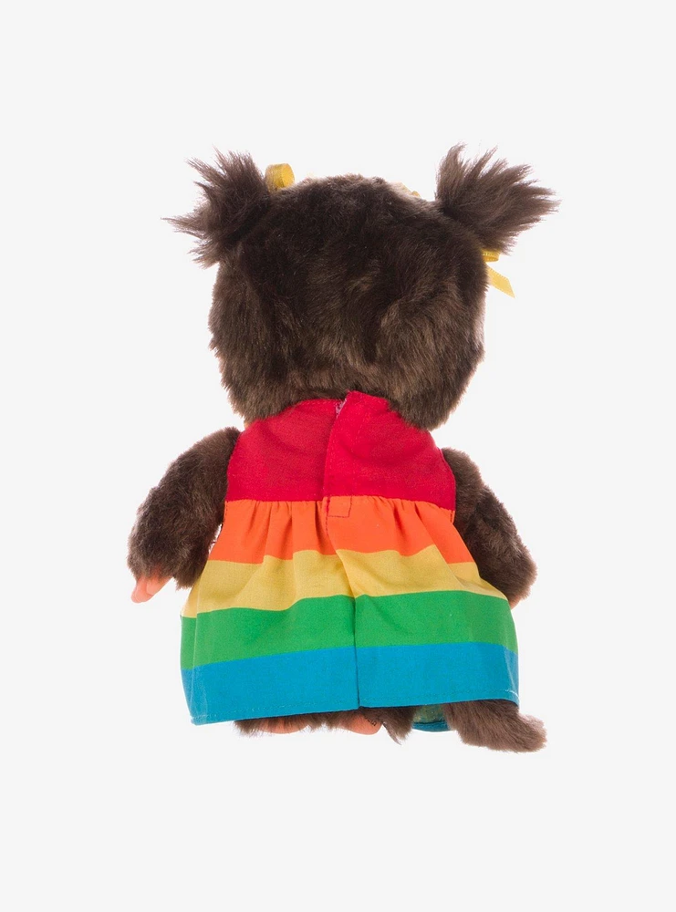 Monchhichi Rainbow Dress Girl Doll