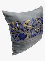 Marvel Black Panther Wakanda Forever Printed Throw Pillow