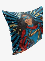 Marvel Ms Marve Bold Kamala Printed Throw Pillow