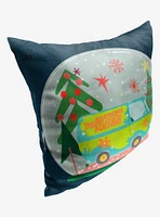 Scooby-Doo! Mystery Machine Globe Printed Throw Pillow