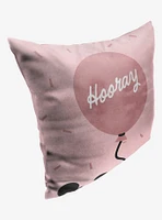 Disney100 Mickey Mouse Hooray Balloon Printed Throw Pillow