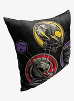 Marvel Ant Man Quantumania Group Printed Throw Pillow