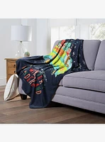 Scooby-Doo! Driving In A Winter Wonderland Silk Touch Throw Blanket