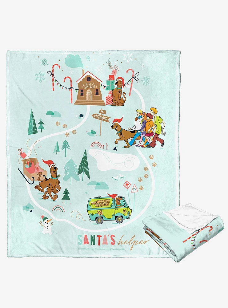 Scooby-Doo! Santas Helpers Silk Touch Throw Blanket