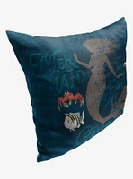 Disney The Little Mermaid Mermaid Fan Club Printed Throw Pillow