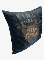 Disney The Little Mermaid King Of The Sea Printed Throw Pillow