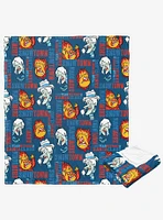 The Year Without A Santa Claus Snowtown Showdown Silk Touch Throw