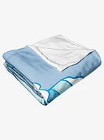 The Year Without A Santa Claus Chill Silk Touch Throw