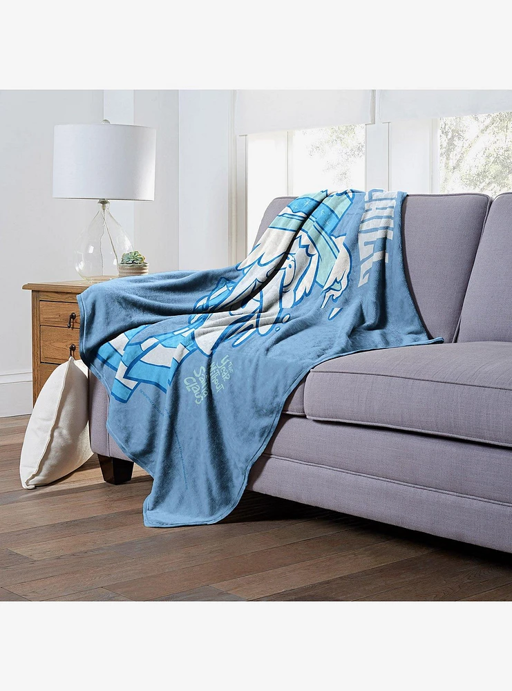 The Year Without A Santa Claus Chill Silk Touch Throw