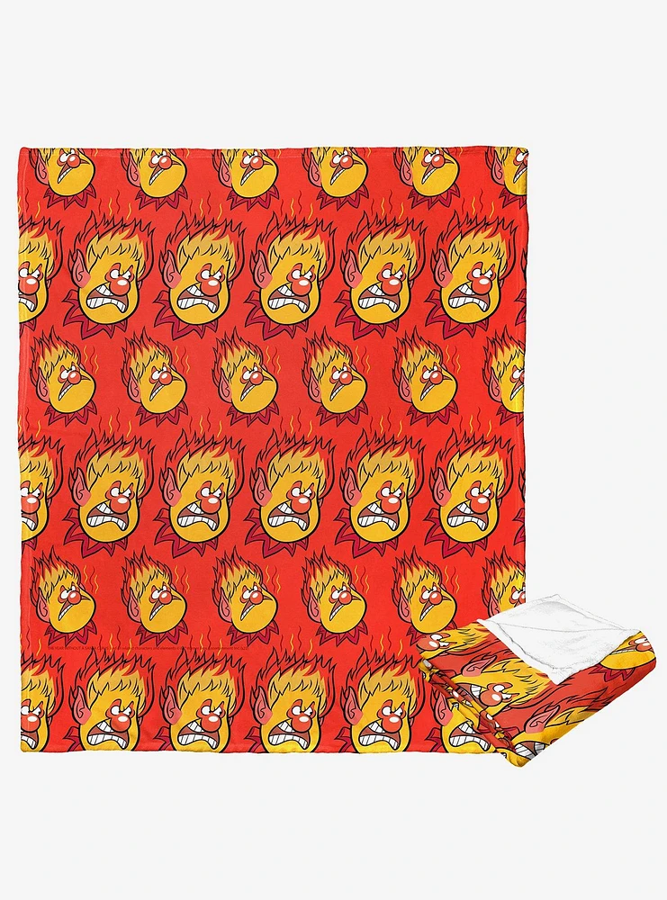 The Year Without A Santa Claus Flaming Mad Silk Touch Throw