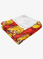 The Year Without A Santa Claus Flaming Mad Silk Touch Throw