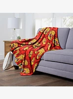 The Year Without A Santa Claus Flaming Mad Silk Touch Throw