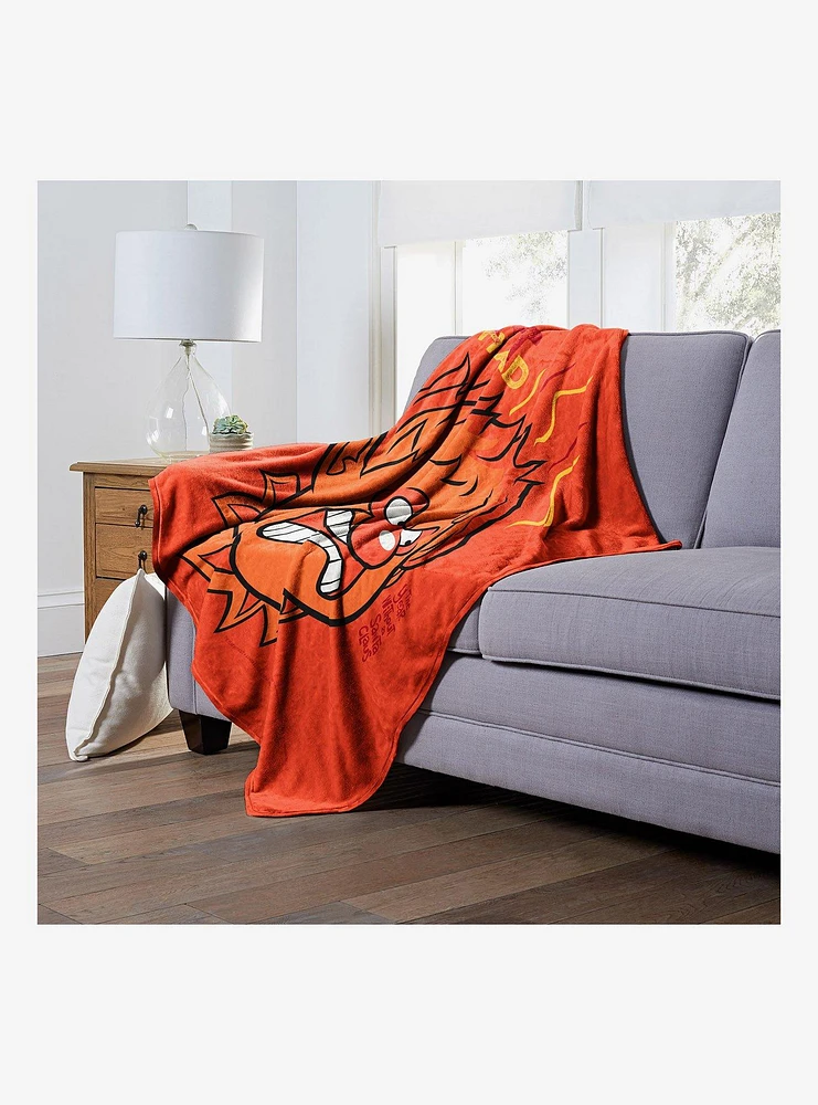 The Year Without A Santa Claus Hot Head Silk Touch Throw