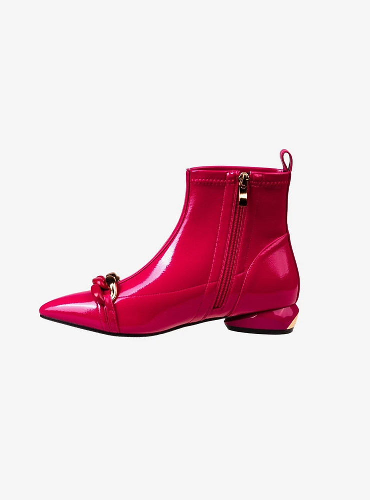 Milan Ankle Bootie Fuchsia