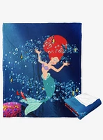 Disney The Little Mermaid Classic Life Is The Bubbles Silk Touch Throw Blanket