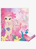 Disney The Little Mermaid Classic Watercolor Princess Silk Touch Throw Blanket