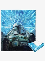 Star Wars The Mandalorian Hyperspeed Silk Touch Throw