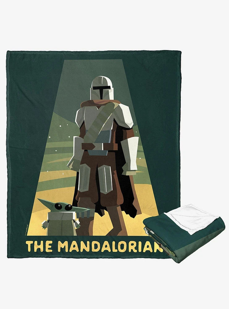 Star Wars The Mandalorian Spotlight Silk Touch Throw