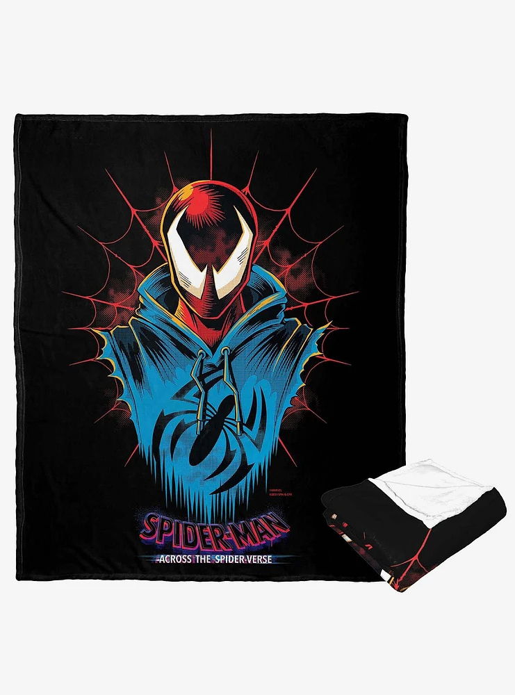 Marvel Spider-Man Across The Spiderverse Ben Reilly Silk Touch Throw Blanket