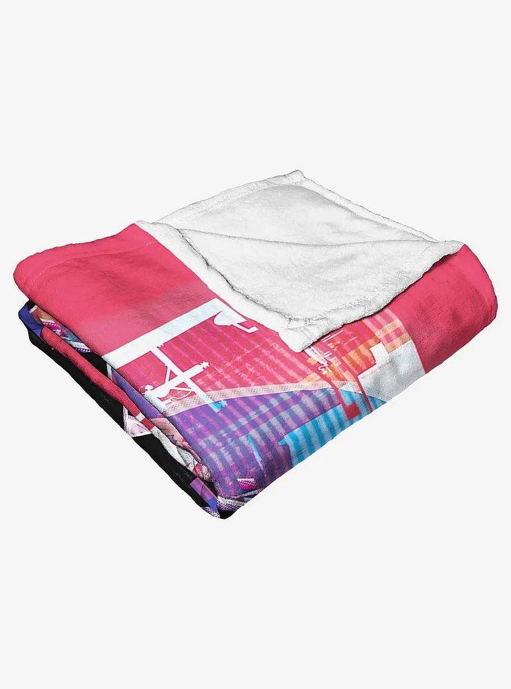 Marvel Spider-Man Across The Spiderverse Gwen Swing Silk Touch Throw Blanket