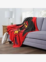 Marvel Spider-Man Across The Spiderverse Jessica Drew Silk Touch Throw Blanket