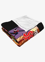 Marvel Spider-Man Across The Spiderverse Now What Silk Touch Throw Blanket