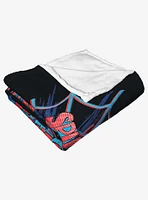 Marvel Spider-Man Across The Spiderverse Spider-Man 2099 Silk Touch Throw Blanket