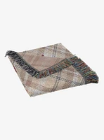 Yellowstone Bozeman Plaid Tapestry Throw