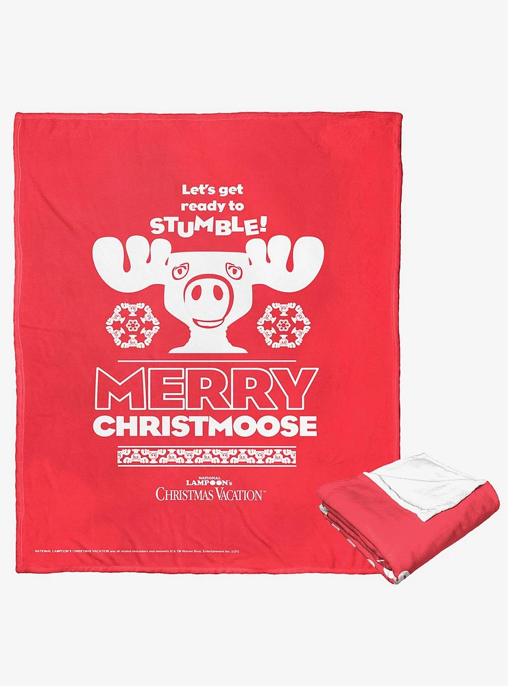 National Lampoon's Christmas Vacation Christmoose Time Silk Touch Throw Blanket